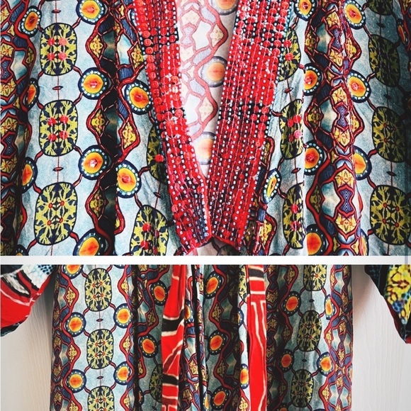 WOLF & BADGER BOHEMIAN KIMONO - Picture 7 of 11